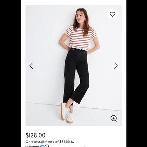 Madewell- Petite Slim Wide Leg Jeans